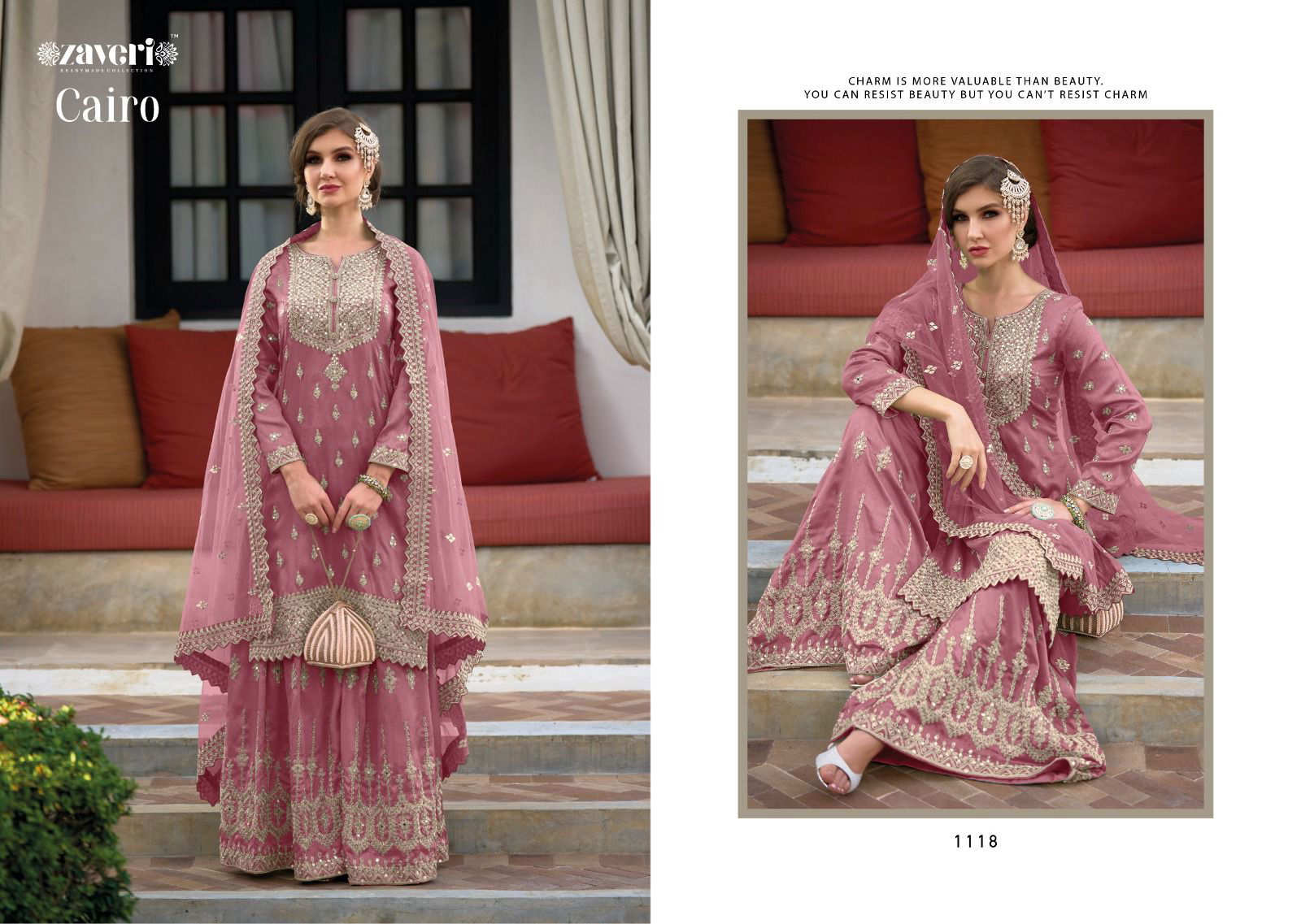 Zaveri Cairo Heavy Silk Wholesale Readymade Wedding Salwar Suits